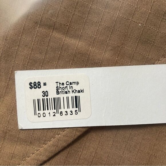 Taylor Stitch Brown Flat Front Men Shorts - Picture 9 of 11